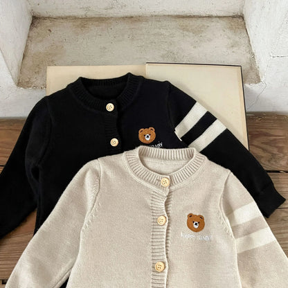 Children's Knitted Bear Jumpsuit