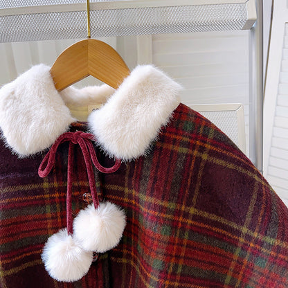 Children's Velvet Checkered Set