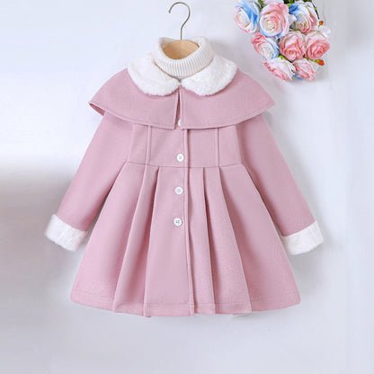 Pink Children's Jacket with Plush Lining