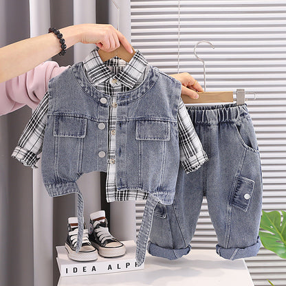 Boys' 3-Piece Denim Set