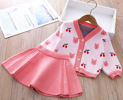 Girls' Bunny and Cherry Children's Set