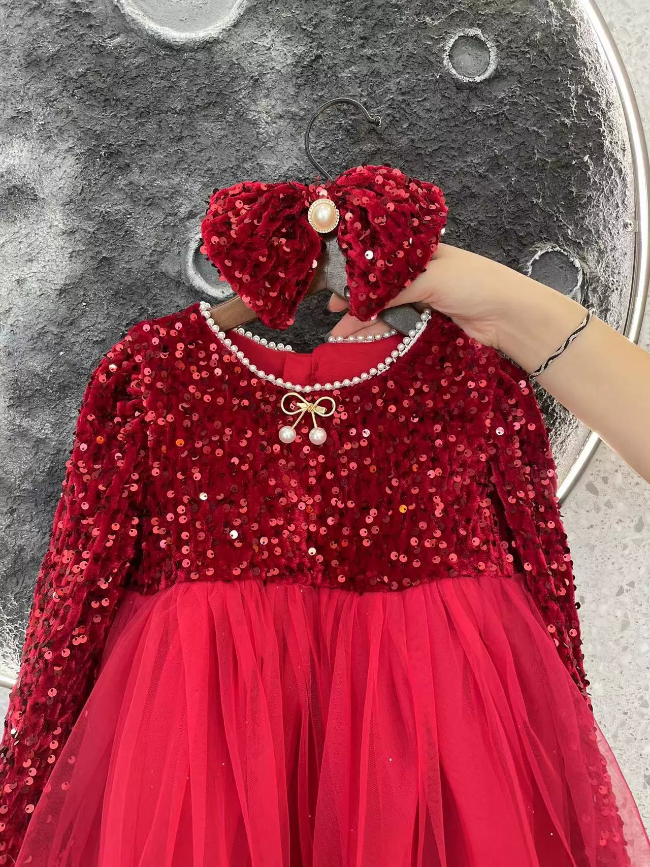 Children's Christmas Sequin Dress