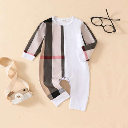 Baby Checkered Romper