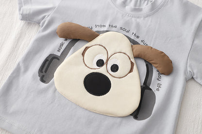 Children's Outfit with Puppy and Jeans