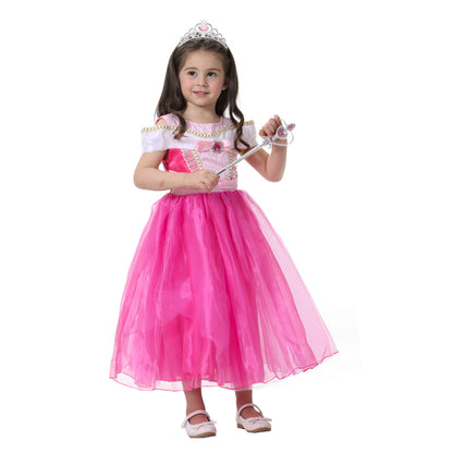 Pink Party Dress with Bow