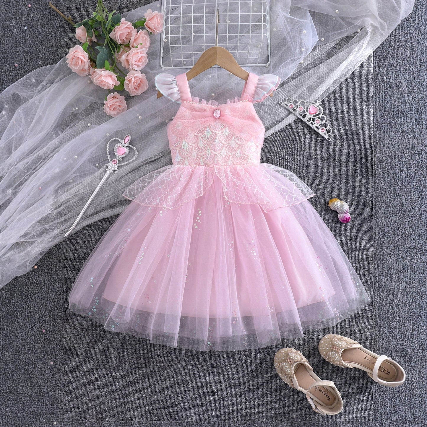 Sparkly Pink Party Dress