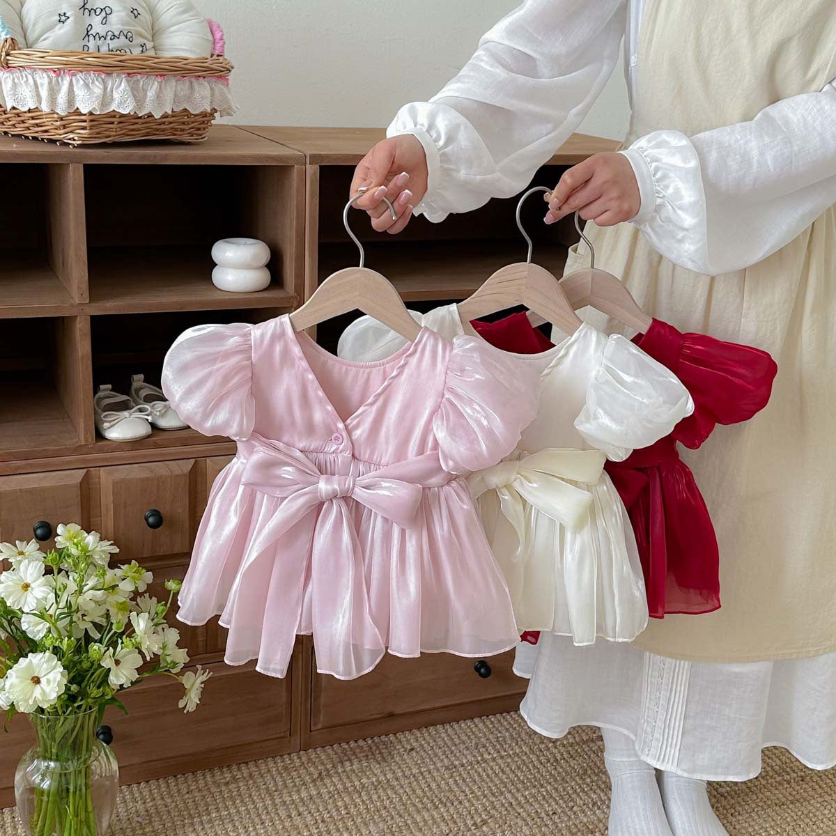 Children's Puff Sleeve Dress