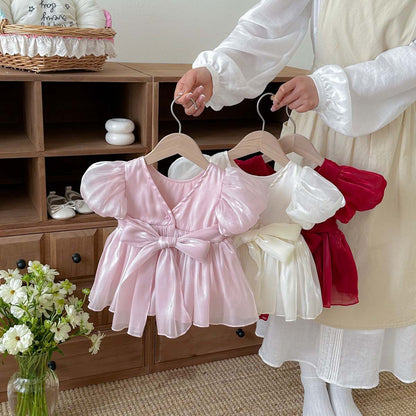 Children's Puff Sleeve Dress