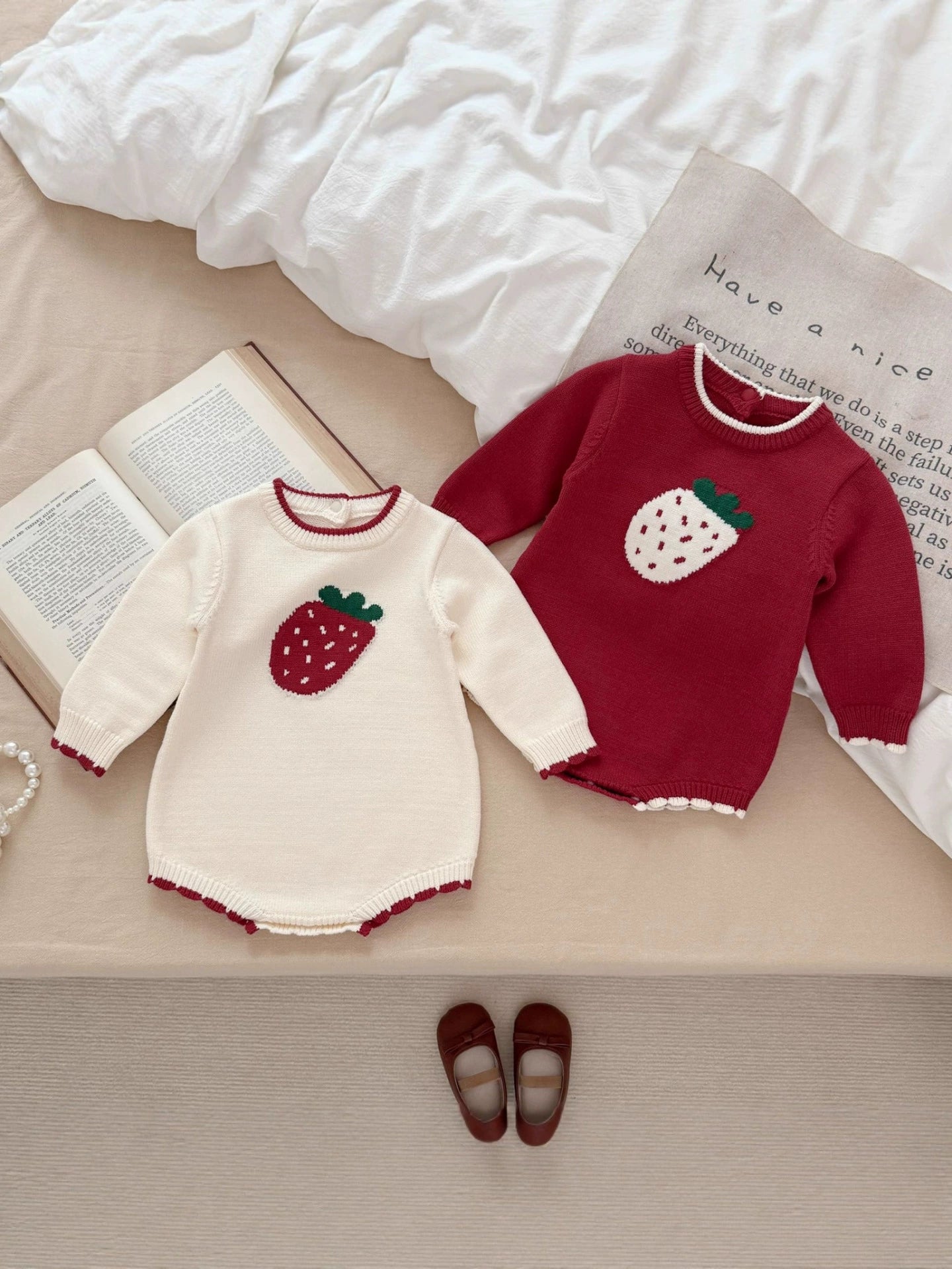 Strawberry Girl's Bodysuit