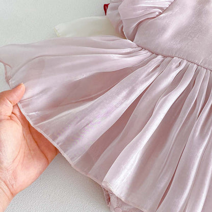 Children's Puff Sleeve Dress