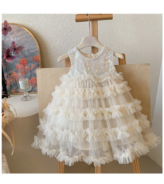Shiny Tulle Children's Dress