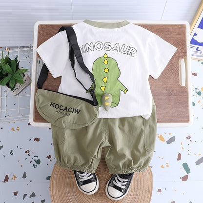 مجموعة ديناصورات للأولاد مع حقيبة 