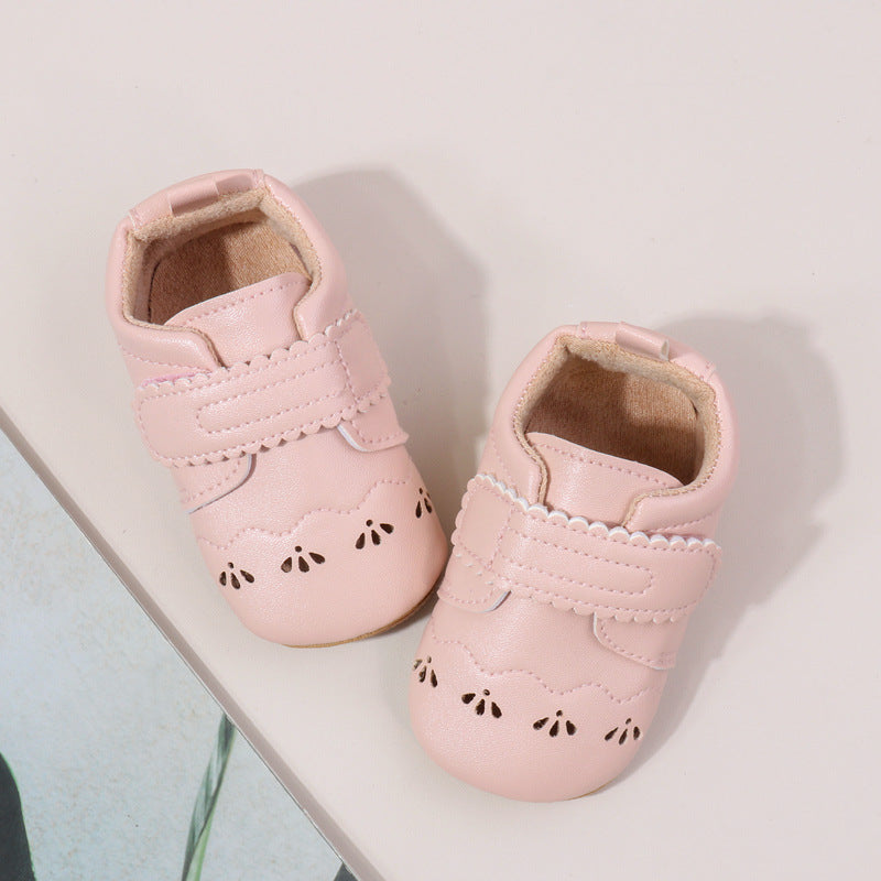 Zapatos de bebé con velcro para princesitas 