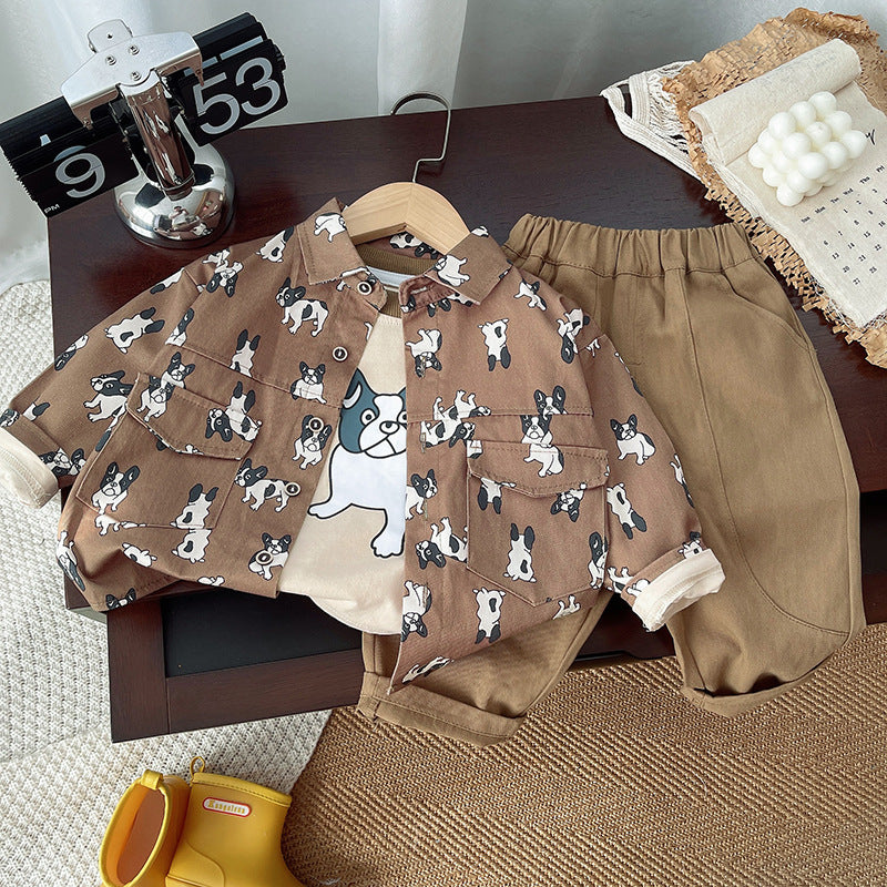 3-Piece Children's Set - Puppy Design