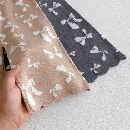 Children's Winter Outfit with Bows