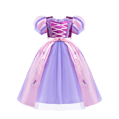 Purple Butterfly Party Dress