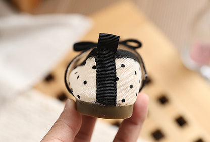 Girls' Polka-Dot Ballet Flats