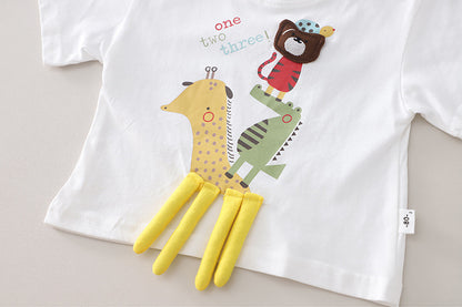 Boys' Outfit with Animals and Jeans