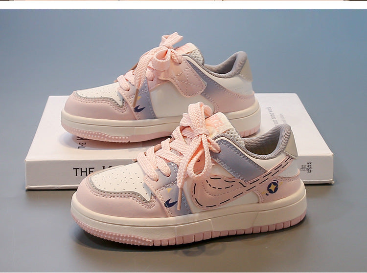 Modern Children's Sneakers with Laces