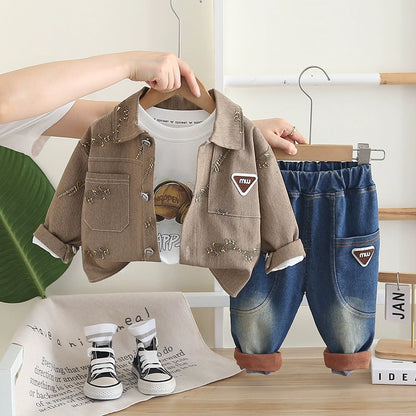 Boys' 3-Piece Set with Pockets