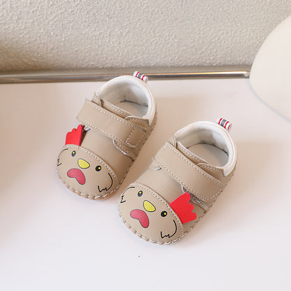 Zapatos de pollo para niños con velcro 