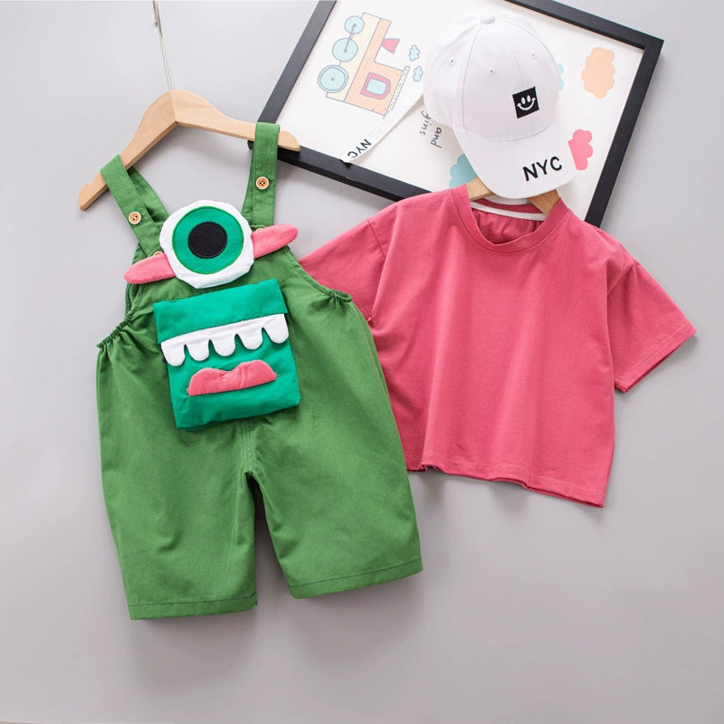 Children's overalls, Monsters Inc.