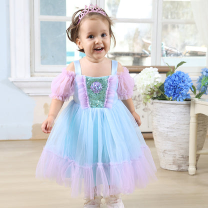 Children's Sequined Tulle Dress
