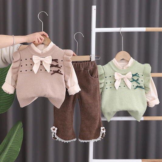 Conjunto de lazo para mujer y niño (3 piezas) 