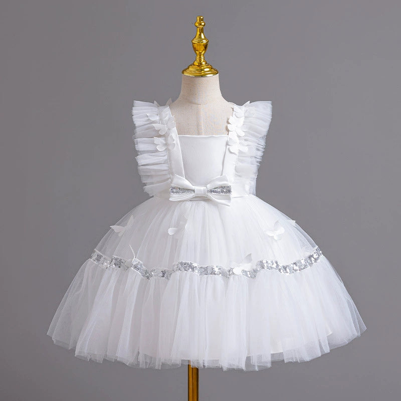 Tulle Party Dress with Bows