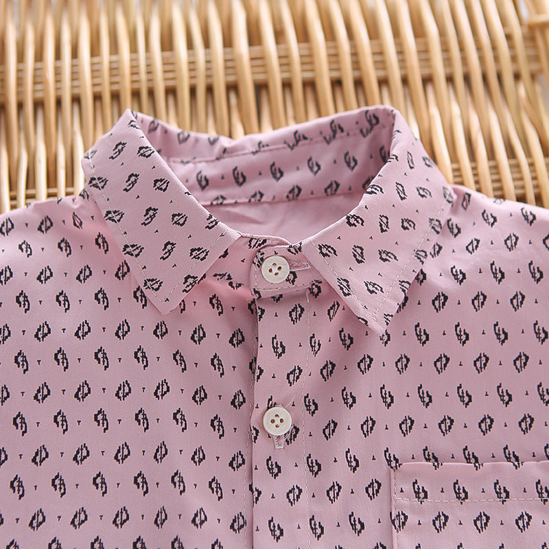 Modern Boys' Outfit with Prints