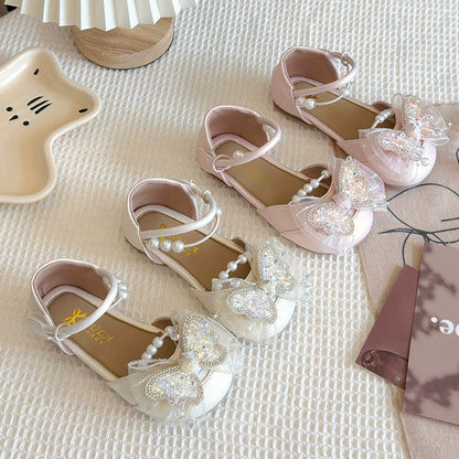 Girls' Sparkly Butterfly Sandals