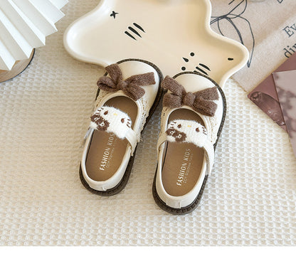 Lace Balloon Thick Sole Kids Sandals Lightweight Walking Shoes