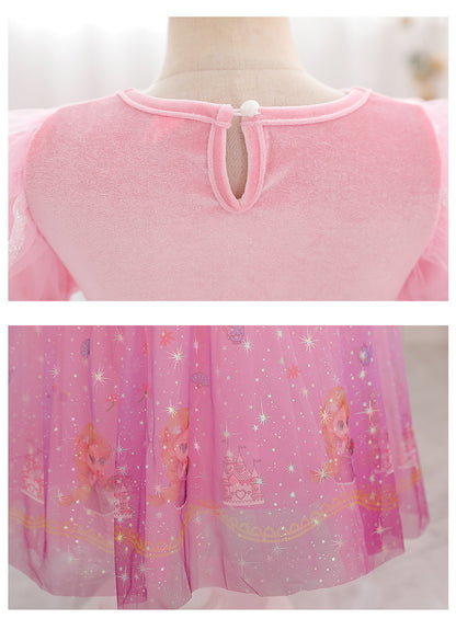 Pink Glitter Children's Dress