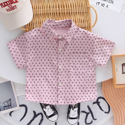 Modern Boys' Outfit with Prints