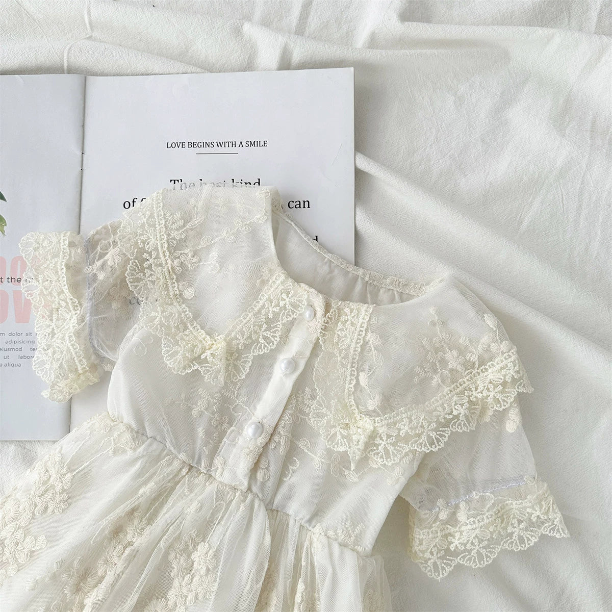 Floral Lace Dress for Girls