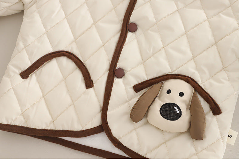 Boys' 3-Piece Set with Puppy Design