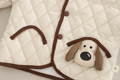 Boys' 3-Piece Set with Puppy Design