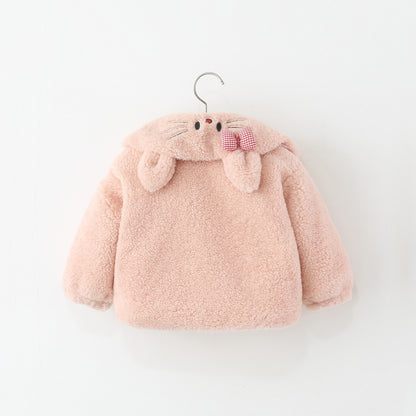 Children's Bear Jacket with Pouch
