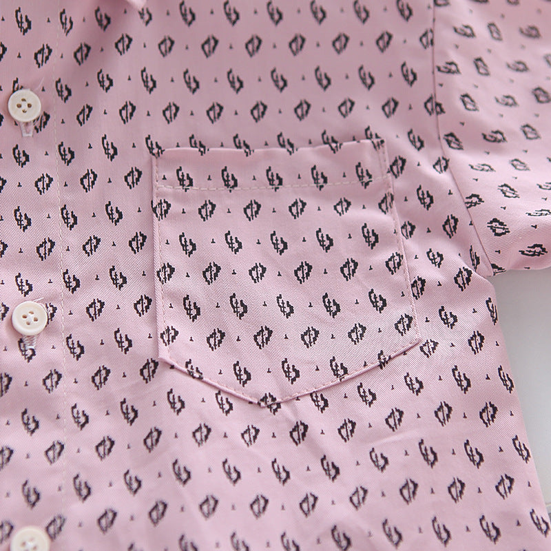 Modern Boys' Outfit with Prints