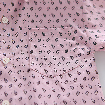 Modern Boys' Outfit with Prints