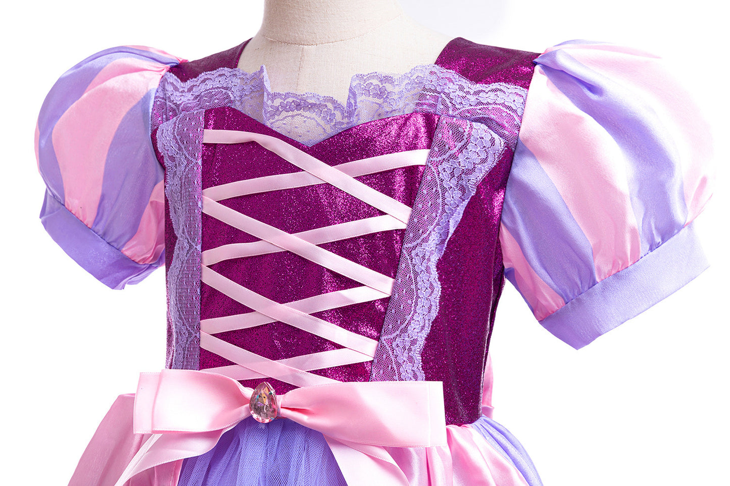 Purple Butterfly Party Dress