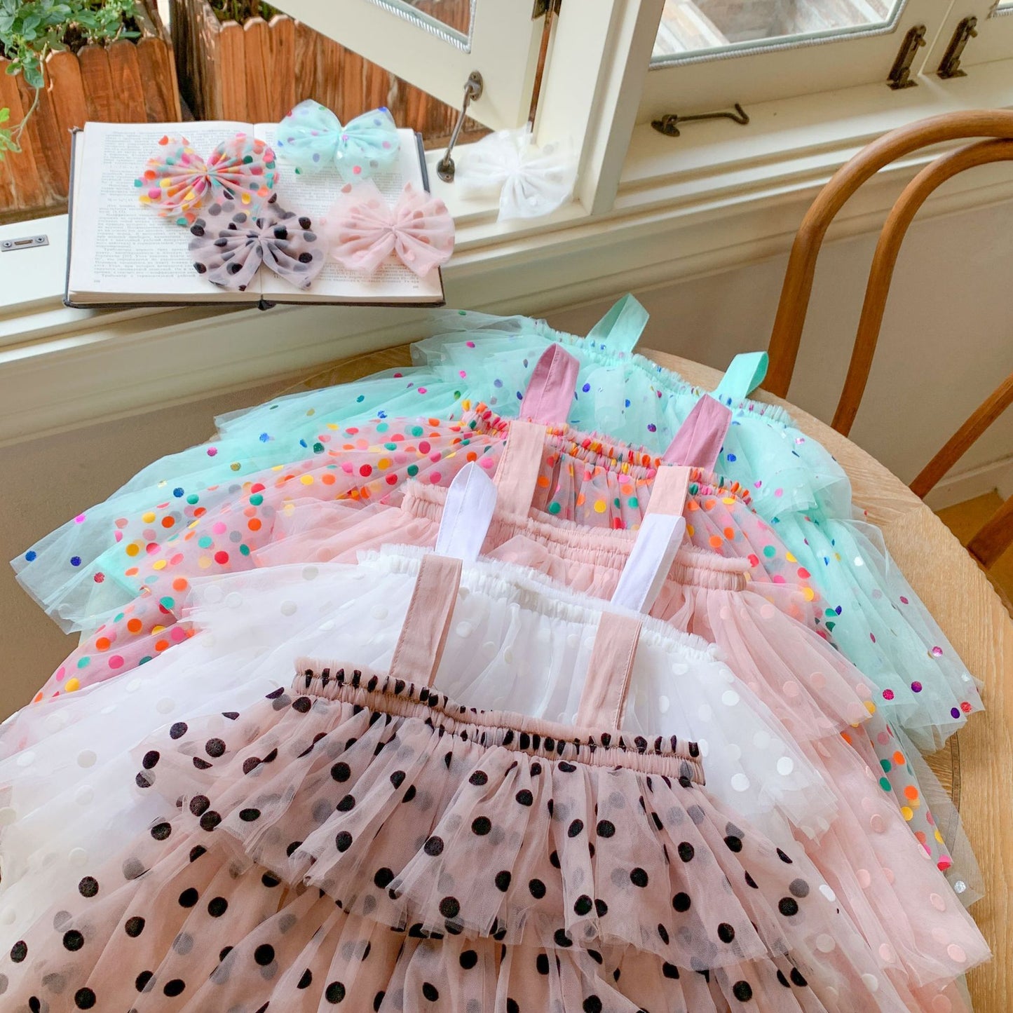 Tule Poá Children's Dress