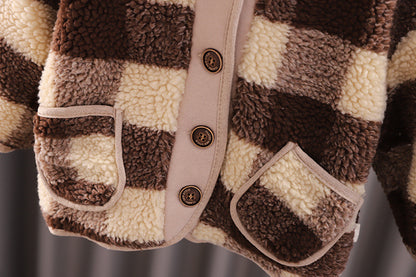 Boys' Winter Checkered Outfit