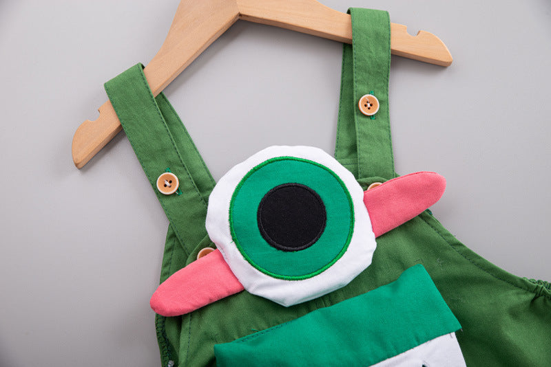 Children's overalls, Monsters Inc.