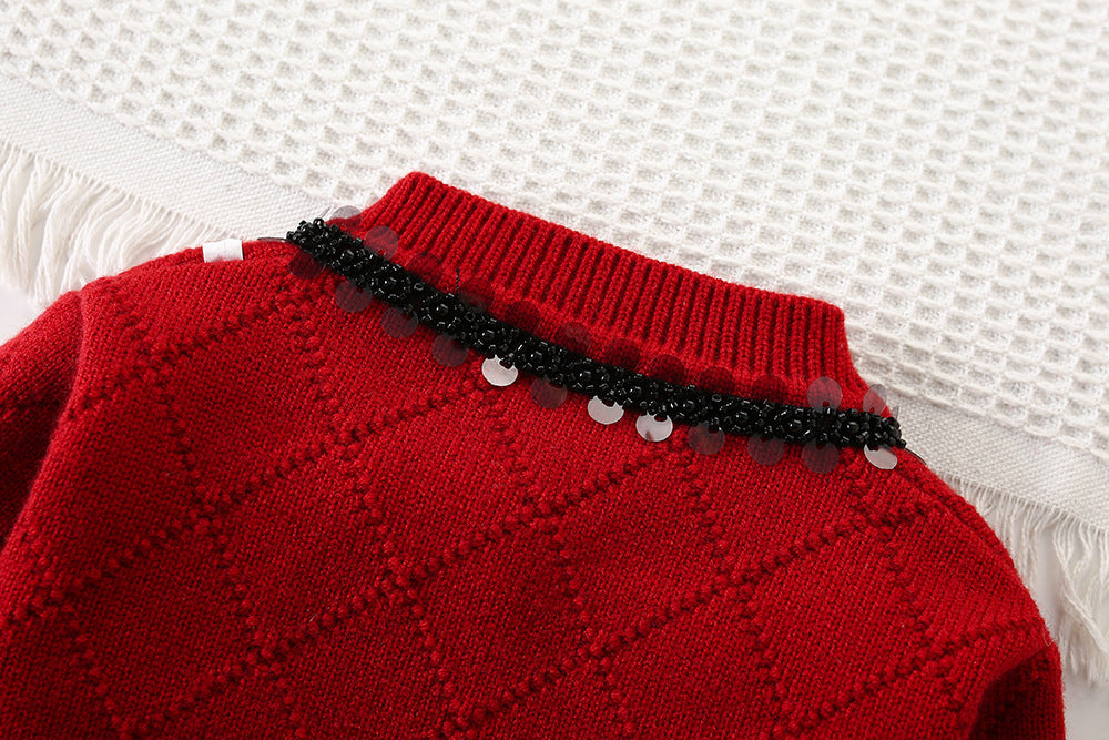 Children's Knitted and Glittery Set