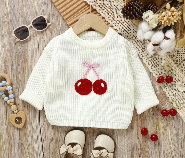 Children's Cherry Knit Blouse