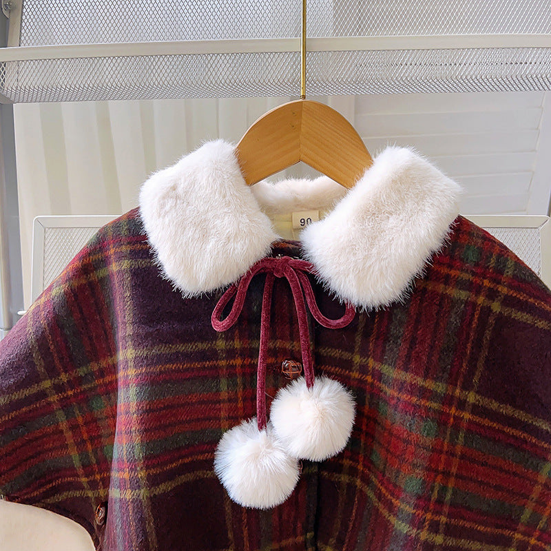 Children's Velvet Checkered Set