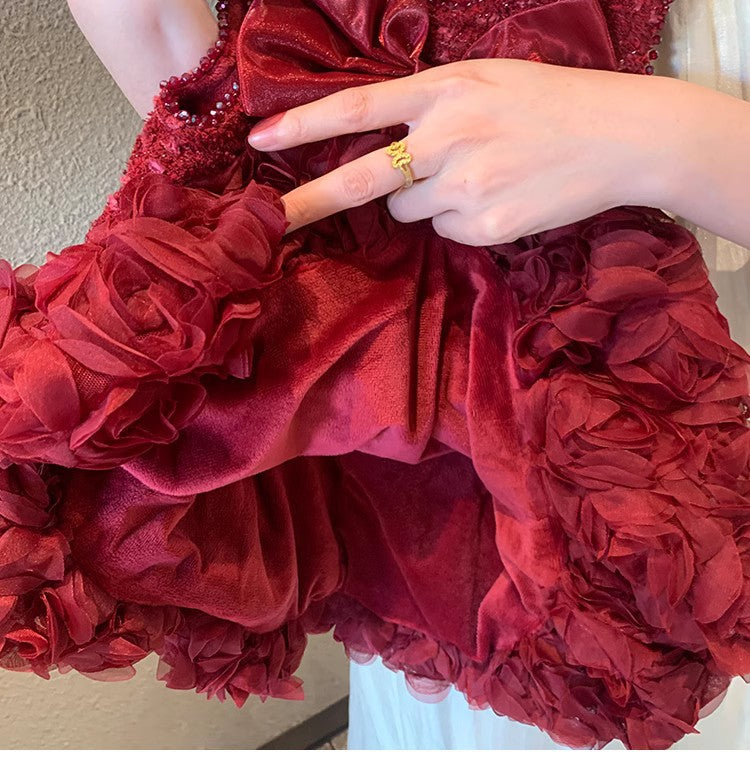Children's Sequin Bow Dress
