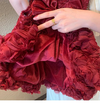 Children's Sequin Bow Dress