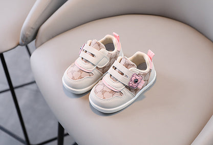 Children's Teddy Bear Sneakers with Velcro